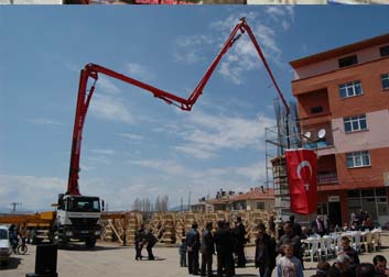 Caminin temeli törenle atıldı 