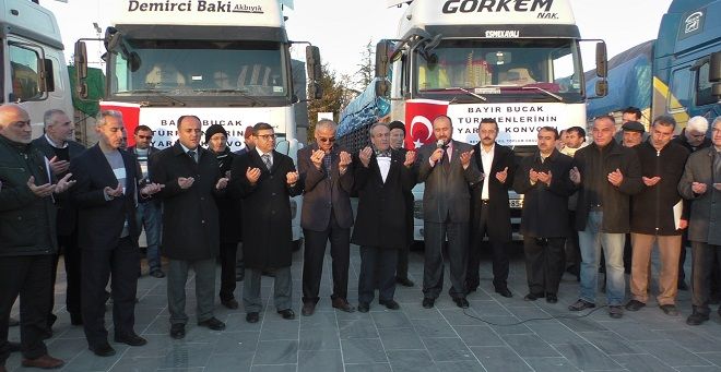 Bayır Bucak Türkmenlerine Yardımlar Yola Çıktı