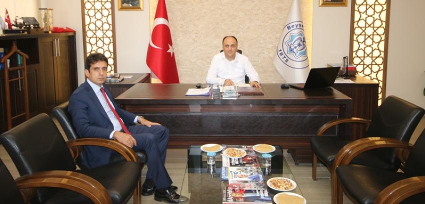 Konya Emniyet Müdürü Yaman'dan, Başkan Özaltun'a Ziyaret