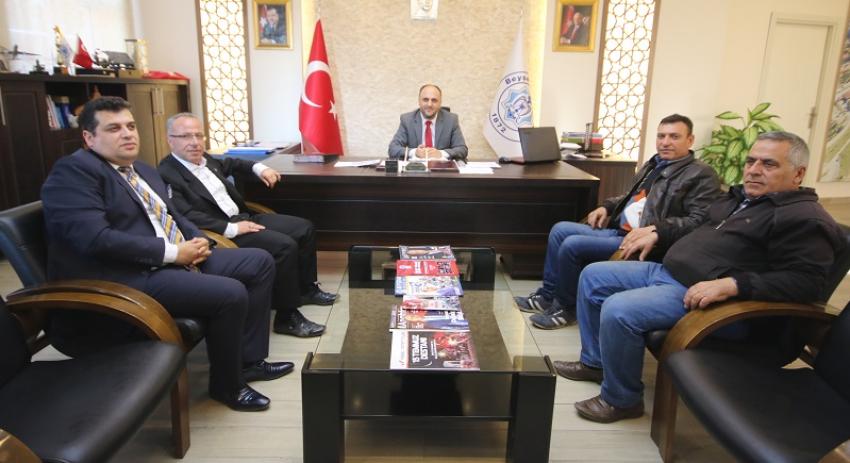MHP İlçe Yönetiminden Başkan Özaltun’a Nezaket Ziyareti