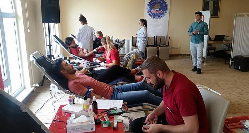 Beyşehir KYK Öğrenci Yurtlarından Kızılay'a Kan Bağışı
