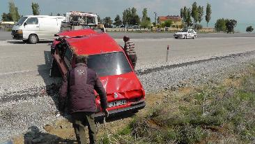 Hastane yolunda kaza: 2 yaralı 