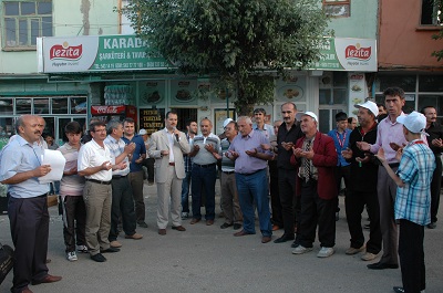 Dualarla uğurlandılar