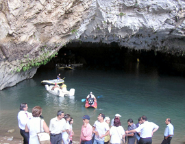 Beyşehir Gölü ile bağlantılı mağara