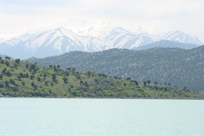 Anamasın zirvesine kar düştü