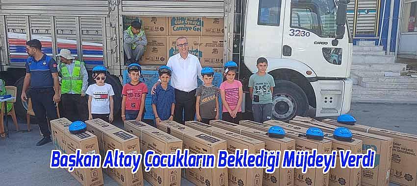 Başkan Altay Çocukların Beklediği Müjdeyi Verdi