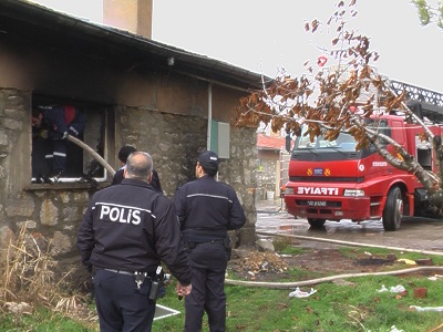 Beyşehir At Çiftliğinde Yanğın