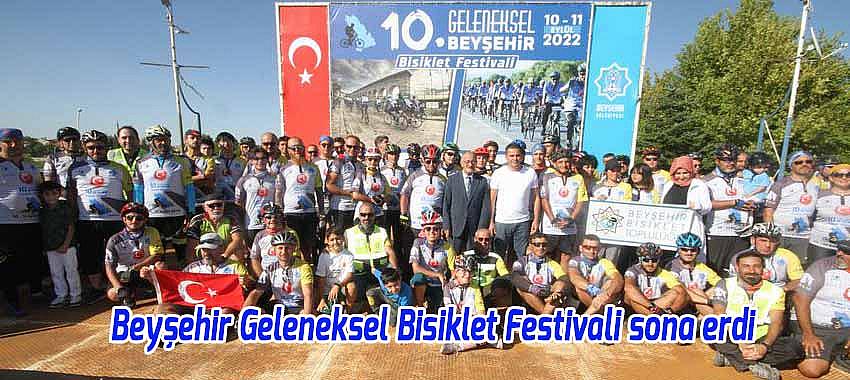 Beyşehir Geleneksel 10. Bisiklet Festivali sona erdi