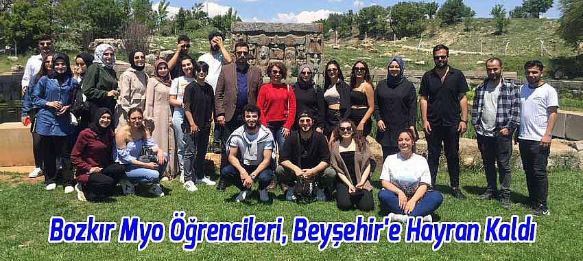 Bozkır Myo Öğrencileri, Beyşehir'e Hayran Kaldı