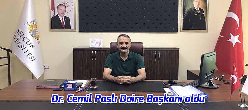 Dr. Cemil Paslı Daire Başkanı oldu