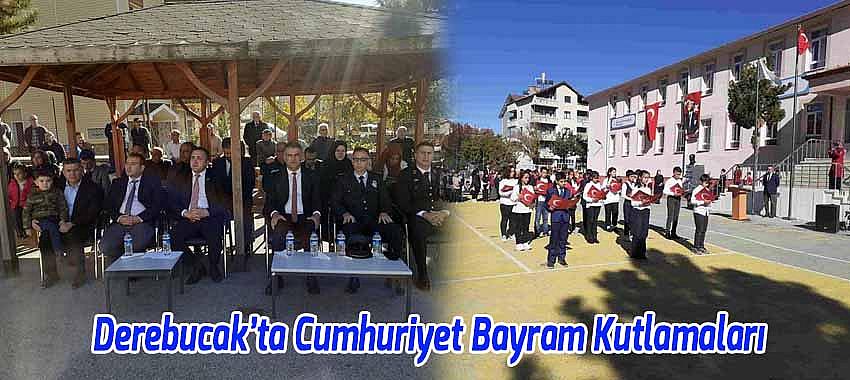 Derebucak’ta Cumhuriyet Bayram Kutlamaları