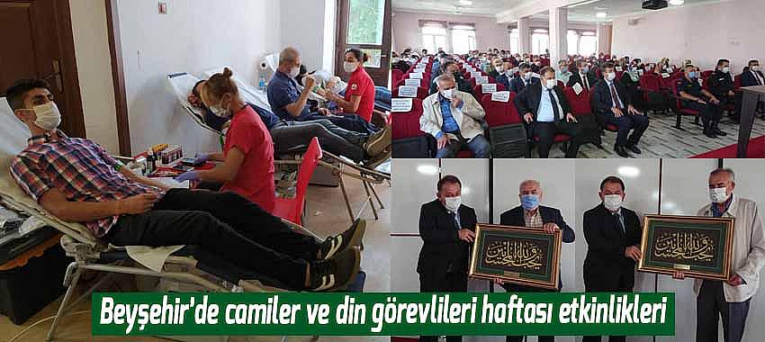 Beyşehir’de camiler ve din görevlileri haftası etkinlikleri
