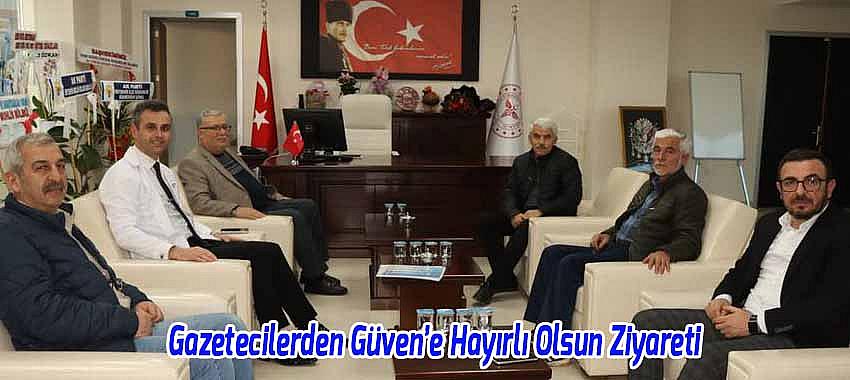 Gazetecilerden Beyşehir Devlet Hastanesi Başhekimi Dr. Kutay Güven’e Hayırlı Olsun Ziyareti