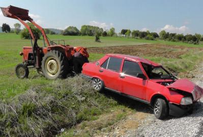 Trafik kazası: 2 yaralı