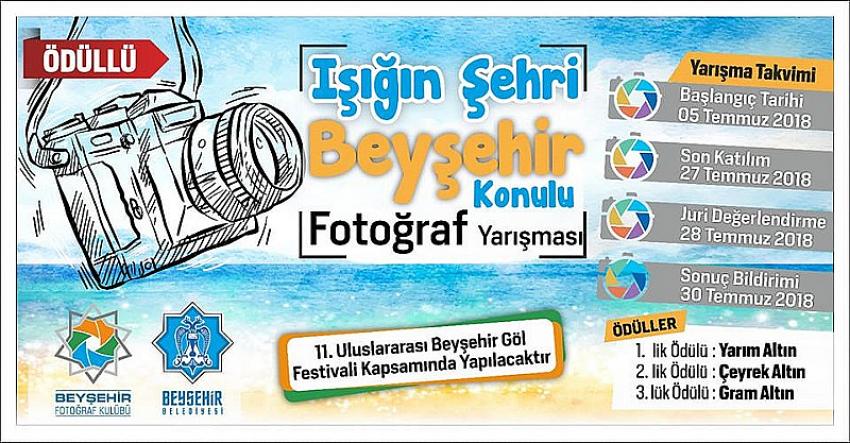 Beyşehir’de “Işığın Şehri Beyşehir” Konulu Fotoğraf Yarışması