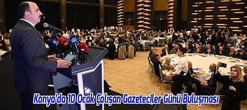 Konya’da 10 Ocak Çalışan Gazeteciler Günü Buluşması
