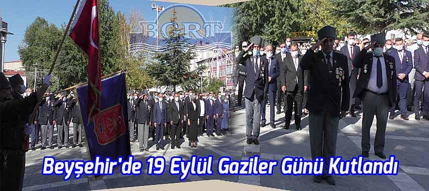 Beyşehir'de 19 Eylül Gaziler Günü Kutlandı