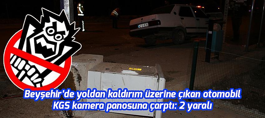 Beyşehir'de Kaza; 2 Yaralı