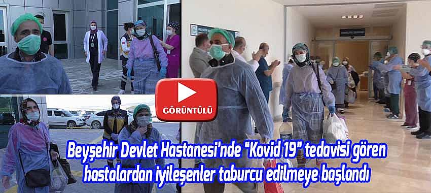 Beyşehir'de koronavirüs tedavisi gören 5 hasta taburcu oldu