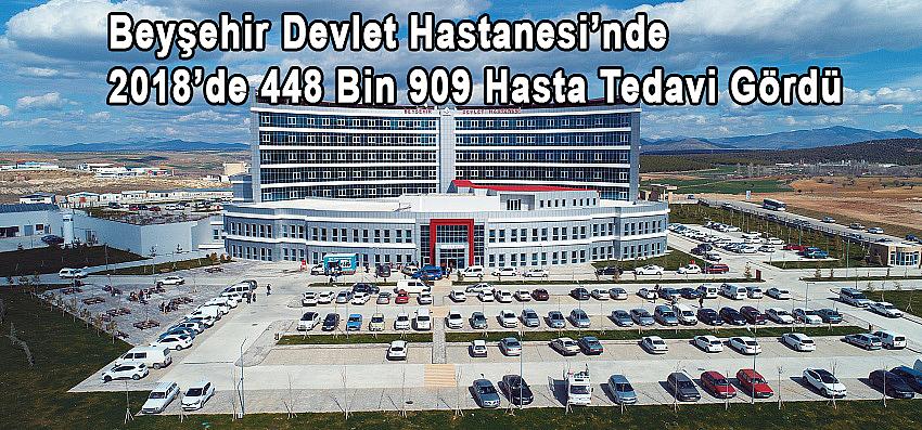 Beyşehir’de 448 Bin Hasta Tedavi Gördü