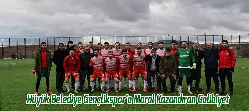 Hüyük Belediye Gençlikspor'a Moral Kazandıran Galibiyet!