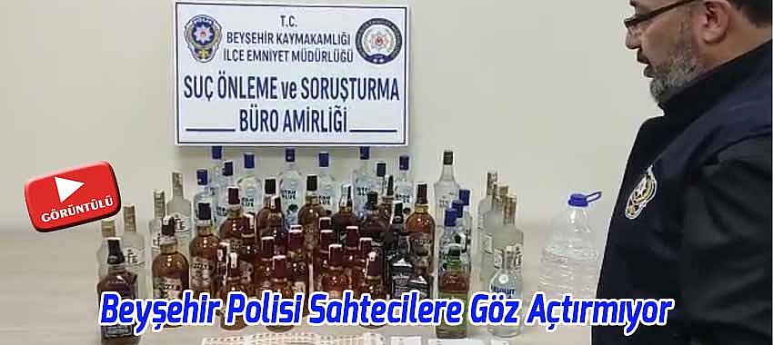 Beyşehir Polisi Sahtecilere Göz Açtırmıyor! 