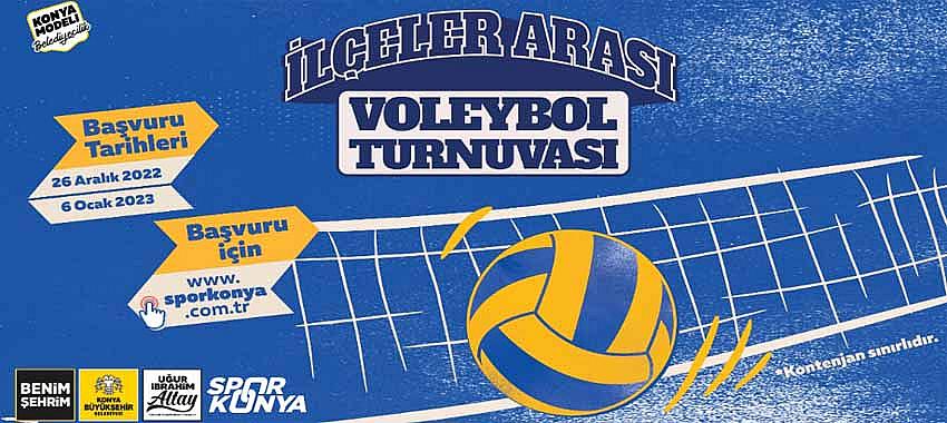 İlçeler Arası Voleybol Turnuvası Düzenleniyor