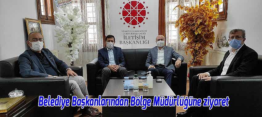 Belediye Başkanlarından İletişim Başkanlığı Konya Bölge Müdürlüğüne ziyaret