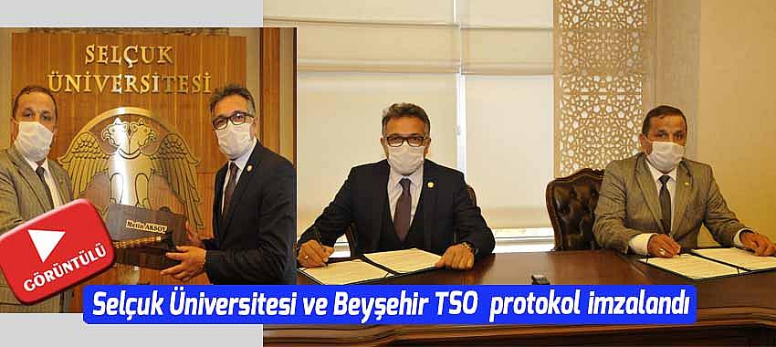 Selçuk Üniversitesi ve Beyşehir TSO  protokol imzalandı