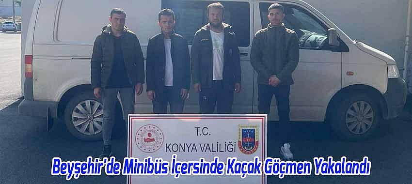 Beyşehir'de Kaçak Göçmen Yakalandı
