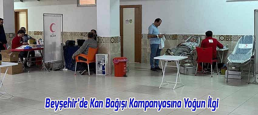 Beyşehir’de Kan Bağışı Kampanyasına Yoğun İlgi: Okullar Tek Yürek Oldu