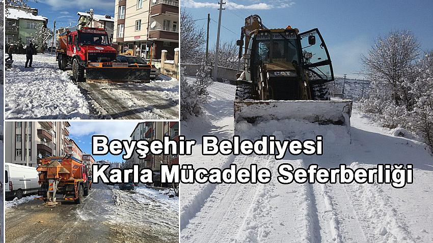 Beyşehir Belediyesi Karla Mücadele Seferberliği