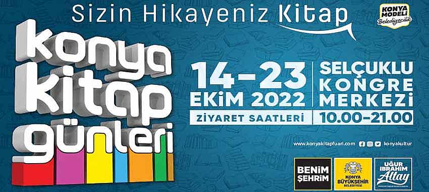 Konya Kitap Günleri 14 Ekim’de Başlıyor