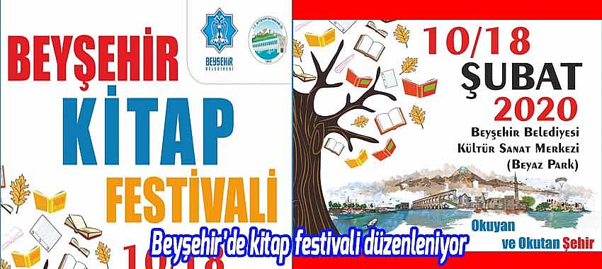 Beyşehir’de kitap festivali düzenleniyor