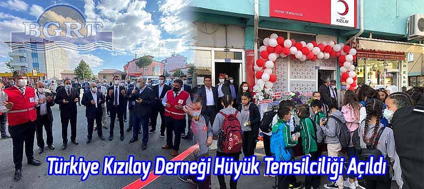 Türkiye Kızılay Derneği Hüyük Temsilciliği Açıldı