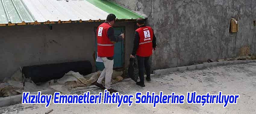 Hüyük Kızılay Emanetleri İhtiyaç Sahiplerine Ulaştırılıyor