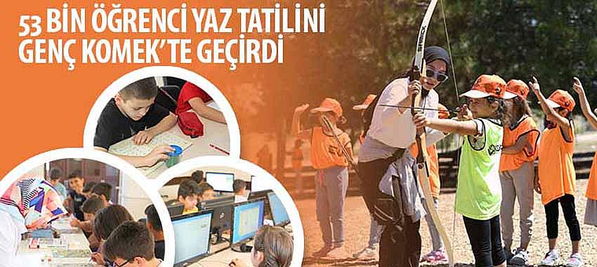 53 Bin Öğrenci Yaz Tatilini Genç KOMEK’te Geçirdi