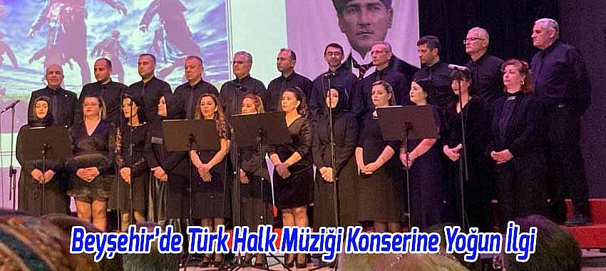 Beyşehir’de Türk Halk Müziği Konseri Düzenlendi