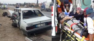 Beyşehir'de Trafik Kazası 1 Ölü, 5Yaralı