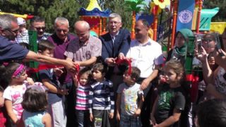 Beyşehir'de Abdullah Tayyip Olçak Parkı Açıldı