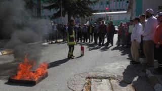 Beyşehir Devlet Hastanesinde Yangın ve Doğal Afetler Eğitimi