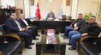 MHP İlçe Yönetiminden Başkan Özaltun’a Nezaket Ziyareti