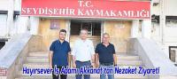 Beyşehirli Hayırsever İş İnsanı Kamil Akkanat'tan Nezaket Ziyareti