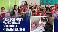 ASEM’den Kuzey Makedonyalı Öğrencilere Kırtasiye Desteği