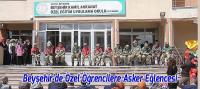 Beyşehir’de Özel Öğrencilere Asker Eğlencesi