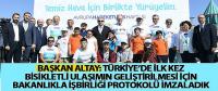 Başkan Altay: Türkiye’de İlk Kez Bisikletli Ulaşımın Geliştirilmesi İçin Bakanlıkla İşbirliği Protokolü İmzaladık