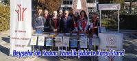 Beyşehir'de Kadına Yönelik Şiddete Karşı Stand Açıldı