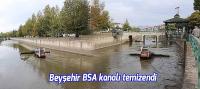 Beyşehir BSA kanalı temizlendi