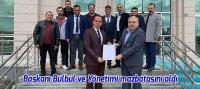 Beyşehir Esnaf ve Sanatkarlar Odası Başkanı Bülbül, mazbatasını aldı
