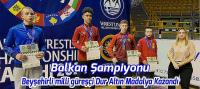 Beyşehirli Milli Güreşçi Cihat Dur 57 Kg'da Balkan Şampiyonu Oldu